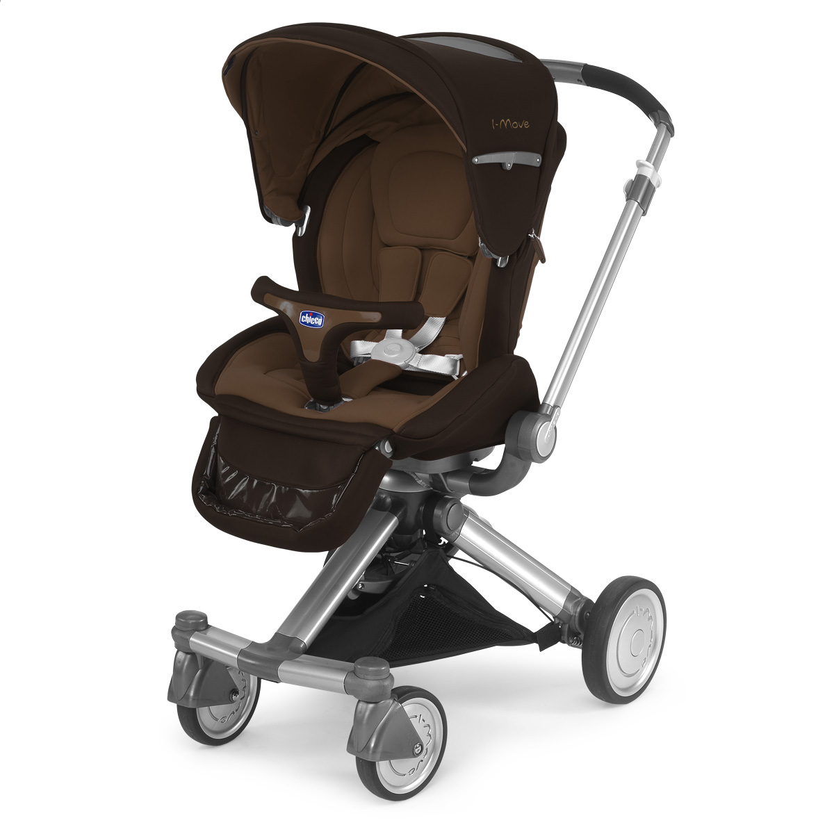 Коляска комбинированная трио Trio I-move Top цвет Aura Chicco