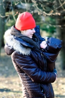 "Красная шапочка" слингокуртка 3 в 1 "I love mum"