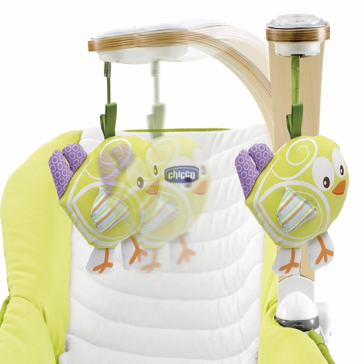 Кресло-качалка шезлонг от CHICCO I-FEEL Цвет green