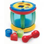Музыкальная игрушка "Барабан с фигурками" Chicco + Сортер.