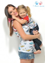 Футболка детская "I love Mum" машинки Футболка детская "I love Mum" машинки