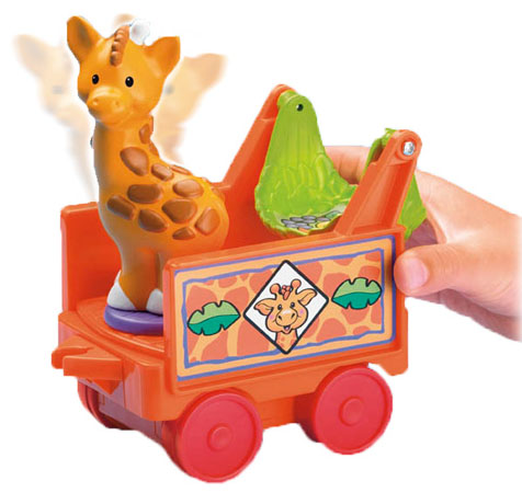 Fisher Price Паравозик Маленькие человечки "Музыкальный зоопарк" 12+