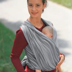  Слинг-шарф Didymos, Waves silver (волны сильвер)