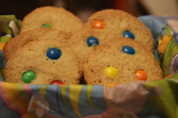 Песочное печенье с С M&M's