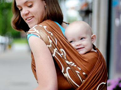Gypsymama Baby Bali Stretch Sebastian –Себастьян. Трикотажный слинг-шарф для новорожденных