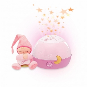 Chicco проектор "Звезды, спокойной ночи" (девочка) Музыкальная игрушка, розовая