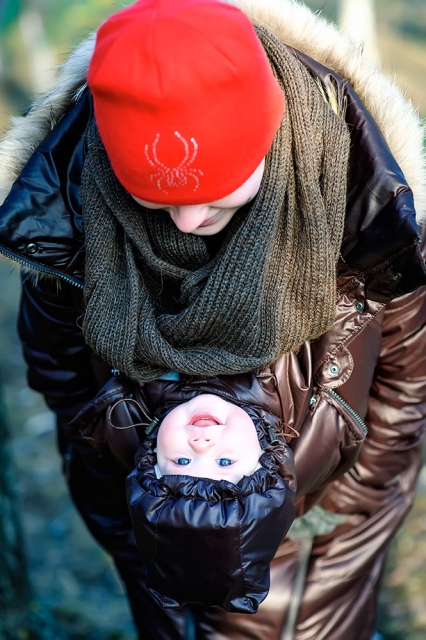 46."Красная шапочка" слингокуртка 3 в 1 "I love mum"