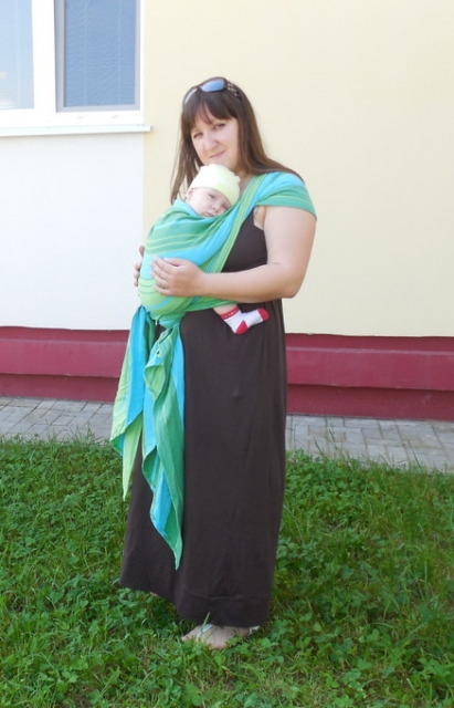 19. Мой "кенгуренок-лягушонок" в Little Frog Turquoise