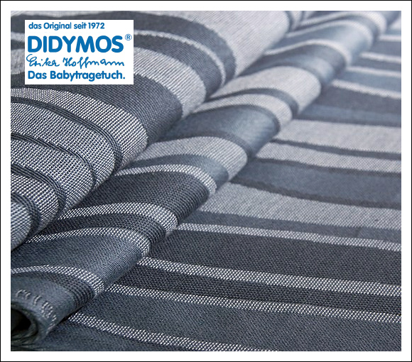  Слинг-шарф Didymos, Waves silver (волны сильвер)