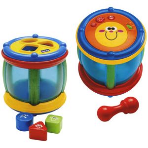 Музыкальная игрушка "Барабан с фигурками" Chicco + Сортер.